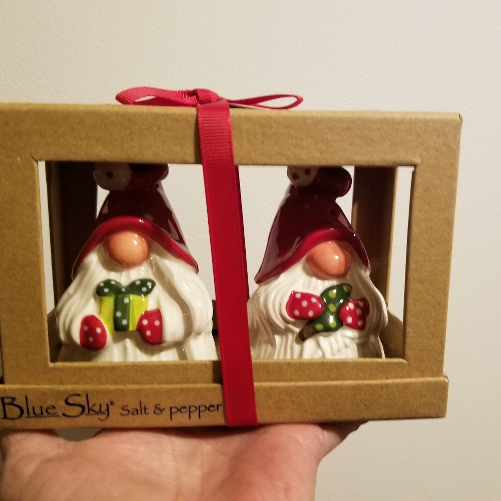 GNOME SALT AND PEPPER SHAKERS